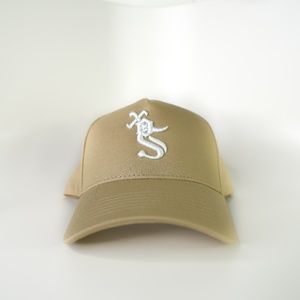 Upside Down Chicago Chit-Town Baseball Tan Snapback